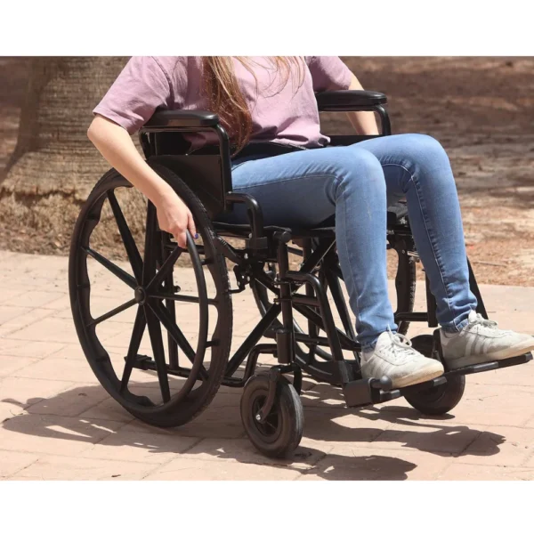 Silla de Ruedas Autopropulsable (Ancho Asiento 46 cm), Silla de Ruedas Plegable para Ancianos - Image 2