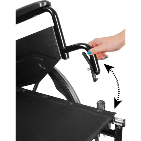 Silla de Ruedas Autopropulsable (Ancho Asiento 46 cm), Silla de Ruedas Plegable para Ancianos - Image 4