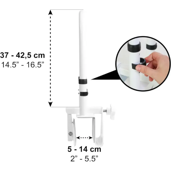 Asidero Bañera para Mayores Regulable (Bañeras con Borde Liso 5-14 cm), Asa de Seguridad para Baño - Imagen 5