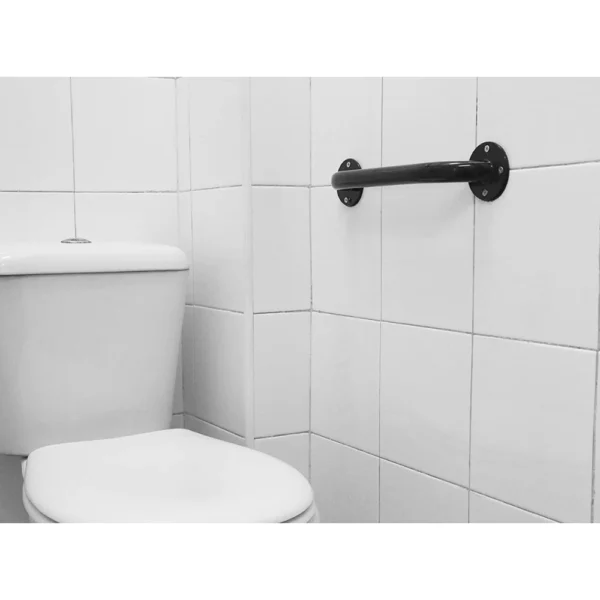 Asidero Baño 30 cm (x2 uds), Asa de Seguridad para Baño, Barra Baño Minusválido Negras - Imagen 2