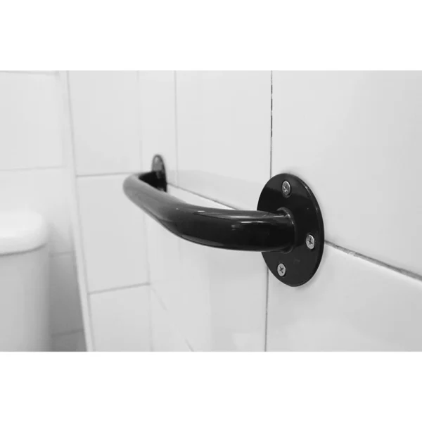 Asidero Baño 30 cm (x2 uds), Asa de Seguridad para Baño, Barra Baño Minusválido Negras - Imagen 5