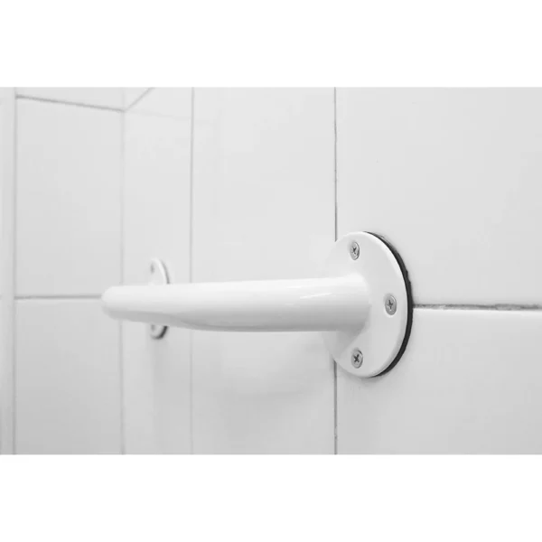 Asidero Baño 30 cm (x2 uds), Asa de Seguridad para Baño, Barra Baño Minusválido Blancas - Imagen 6